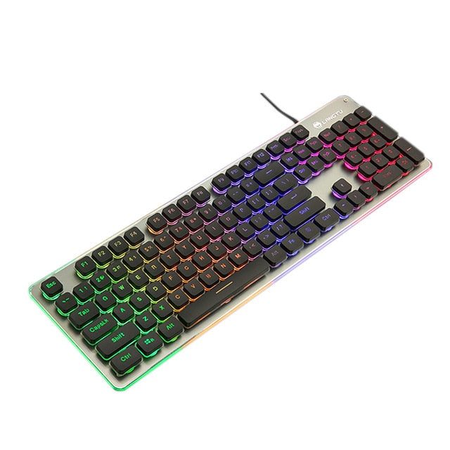 Metal Colorful Backlit Gaming Keyboard